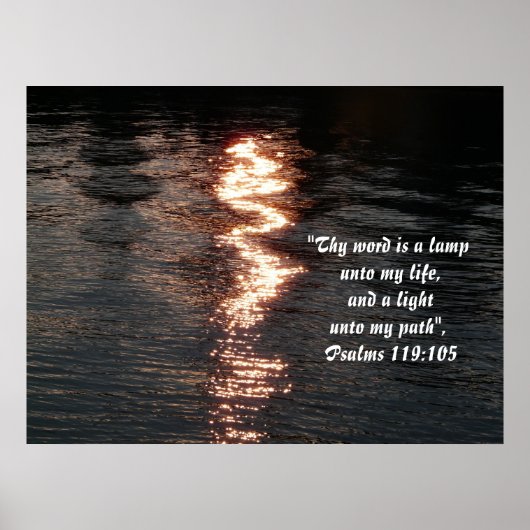 Überlegungen zu Wasser/Schrift Poster (Vorne)