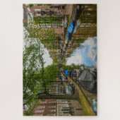Überlegungen zum Amsterdamer Kanal, Niederlande Puzzle (Vertikal)