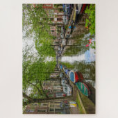 Überlegungen zum Amsterdamer Kanal, Niederlande Puzzle (Vertikal)