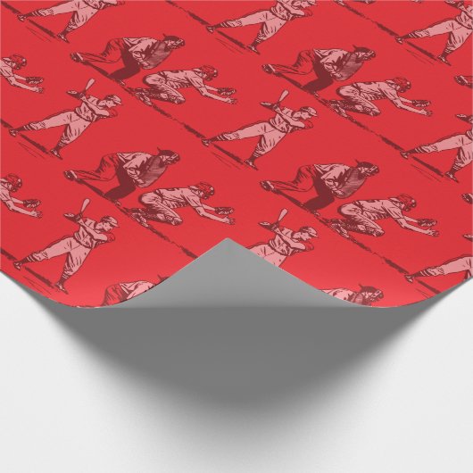 Überlegungen zum Baseball Geschenkpapier (Ecke)