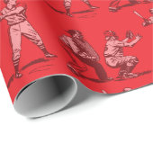 Überlegungen zum Baseball Geschenkpapier (Rolleneckpunkt)