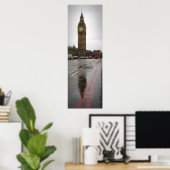 Überlegungen zum Big Ben - Londoner Poster (Heimbüro)