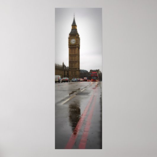 Überlegungen zum Big Ben - Londoner Poster (Vorne)