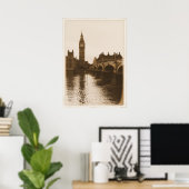 Überlegungen zum Big Ben Poster (Heimbüro)