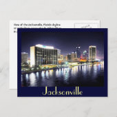 Überlegungen zum Fluss Jacksonville Postkarte (Vorne/Hinten)