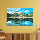 Überlegungen zum Helensee Leinwanddruck (Insitu (Wohnzimmer))