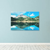 Überlegungen zum Helensee Leinwanddruck (Insitu (Holzboden))