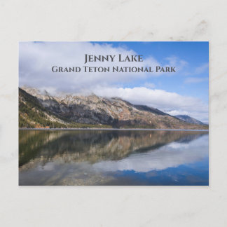 Überlegungen zum Jenny Lake Grand Teton Nationalpa Postkarte