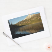 Überlegungen zum Jenny Lake I Rechteckiger Aufkleber (Umschlag)