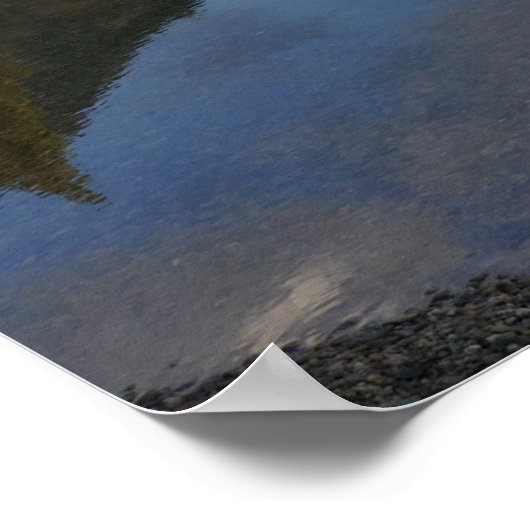 Überlegungen zum Jenny Lake II Poster (Ecke)