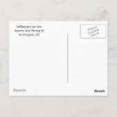 Überlegungen zum Krieg Postkarte (Rückseite)