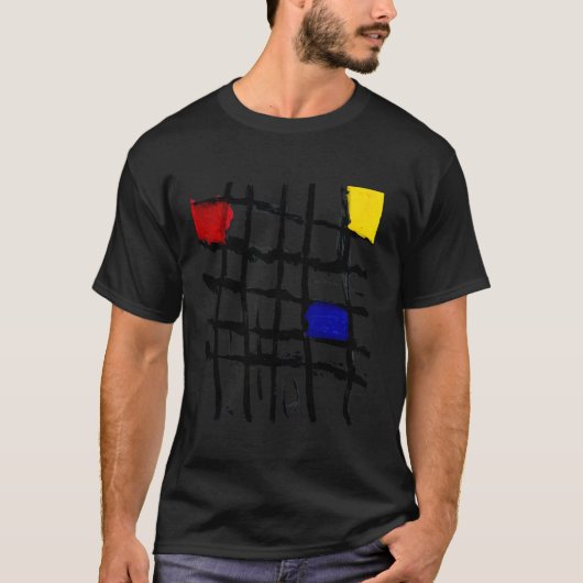 Überlegungen zum Mondrian Designer T-Shirt (Vorderseite)