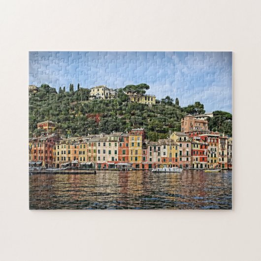 Überlegungen zum romantischen Portofino - 11x14 -  Puzzle (Horizontal)