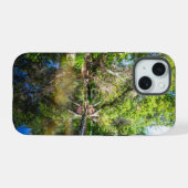 Überlegungen zum Teich im Garten iPhone 15 Hülle (Rückseite (Horizontal))