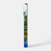 Überlegungen zum Teich im Garten iPhone 15 Hülle (Linke Seite)