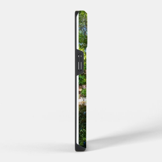 Überlegungen zum Teich im Garten iPhone Hülle (Rechte Seite)