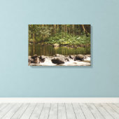 Überlegungen zum Wasser Leinwanddruck (Insitu (Holzboden))