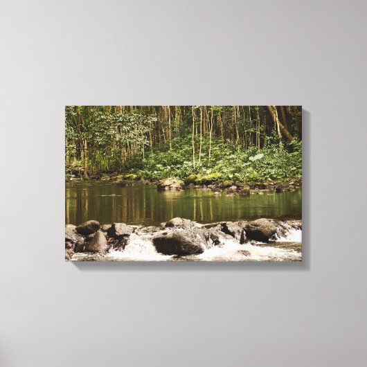 Überlegungen zum Wasser Leinwanddruck (Vorderseite)