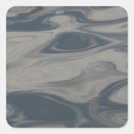Überlegungen zum Wasser Quadratischer Aufkleber