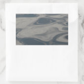 Überlegungen zum Wasser Rechteckiger Aufkleber (Tasche)