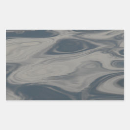 Überlegungen zum Wasser Rechteckiger Aufkleber