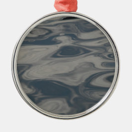 Überlegungen zum Wasser Silbernes Ornament