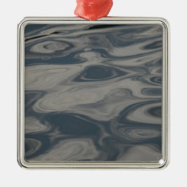 Überlegungen zum Wasser Silbernes Ornament