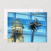 Überlegungen zur Postkarte von Manchester (Vorne/Hinten)