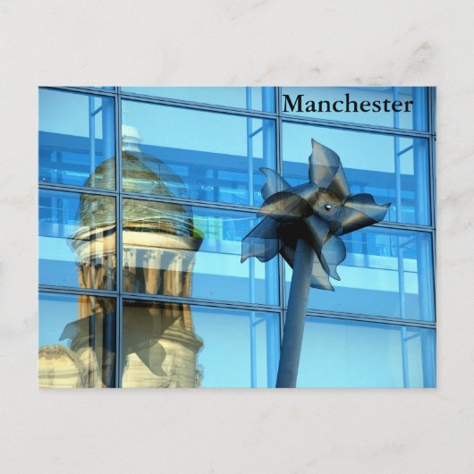 Überlegungen zur Postkarte von Manchester (Vorderseite)