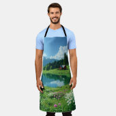 Überlegungen zur Zuhause - See und Hütte Schürze (Getragen)