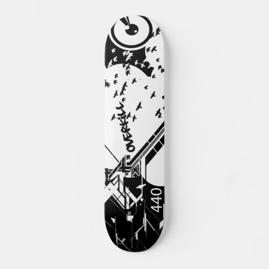 Übermaß Skateboard (Vorderseite)