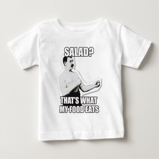 Übermäßig Manly Man schlägt wieder! Baby T-shirt (Vorderseite)