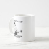 Übermäßig schlägt männlicher Mann wieder! Kaffeetasse (Vorderseite Links)