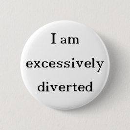 Übermäßig umgeleiteter Knopf Button