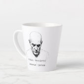 Übermäßige Gedanken? Premium Edition Milchtasse (Linke Ecke)