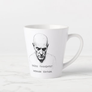 Übermäßige Gedanken? Premium Edition Milchtasse