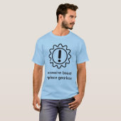übermäßiger Auftrieb ersetzen Getriebe T-Shirt (Vorne ganz)