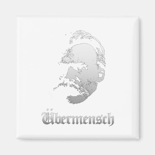 Übermensch – Friedrich Nietzsche Bester Deutscher Magnet (Vorne)