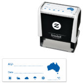 Übermittlung der ID AU Australien Wetterdatum Permastempel (Beispiel)