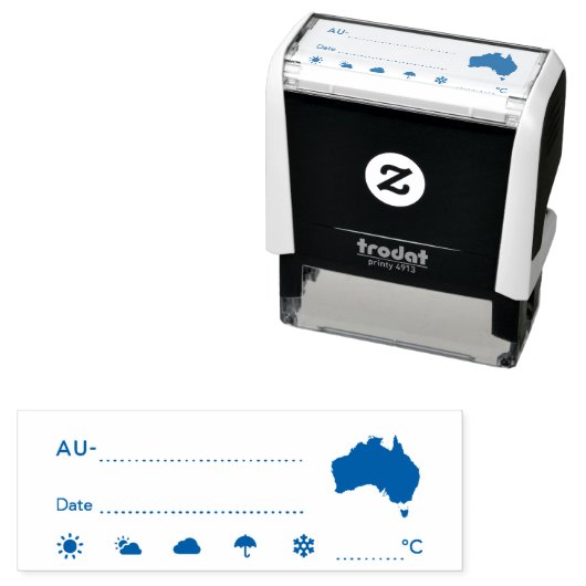 Übermittlung der ID AU Australien Wetterdatum Permastempel (Beispiel)