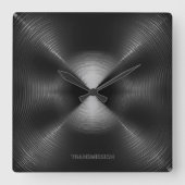 ÜBERMITTLUNG QUADRATISCHE WANDUHR (Vorderseite)