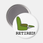 Übermüdete Artikel Magnet (Vorderseite/Rückseite)