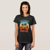 Übermüdete Auditor Auditor Happy Retirement T-Shirt (Vorne ganz)