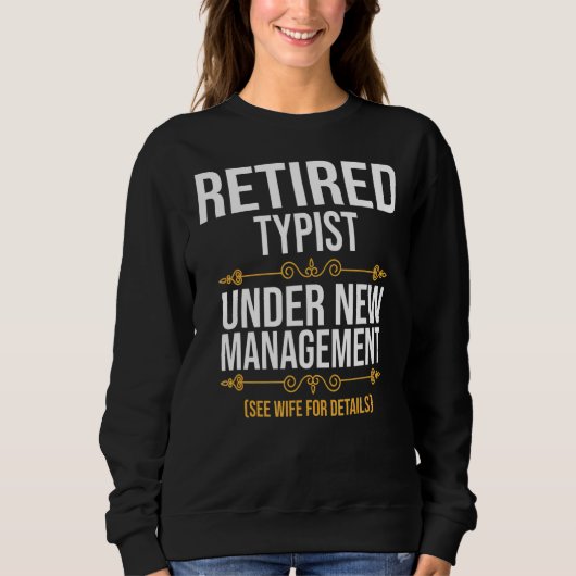 Übermüdete Typist unter neuer Leitung Sweatshirt (Vorderseite)