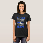 Übermüdeter Polizeichef Zeit, ihm Zeit zu geben T-Shirt (Vorne ganz)