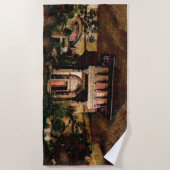 ÜBERNACHTUNG IN SHANGRI-LA Strandtuch (Vorderseite)