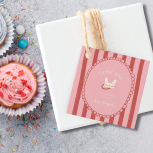 Übernachtungsparty Dankeschön Geschenk Behandlung Geschenkanhänger