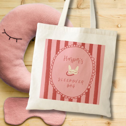 Übernachtungsparty Geburtstagsgeschenk Tragetasche
