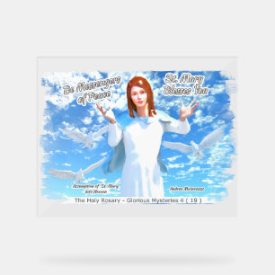 Übernahme der heiligen Maria in den Himmel 2 Acrylschild