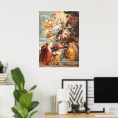 Übernahme der Jungfrau - Kunstschule Rubens Poster (Heimbüro)